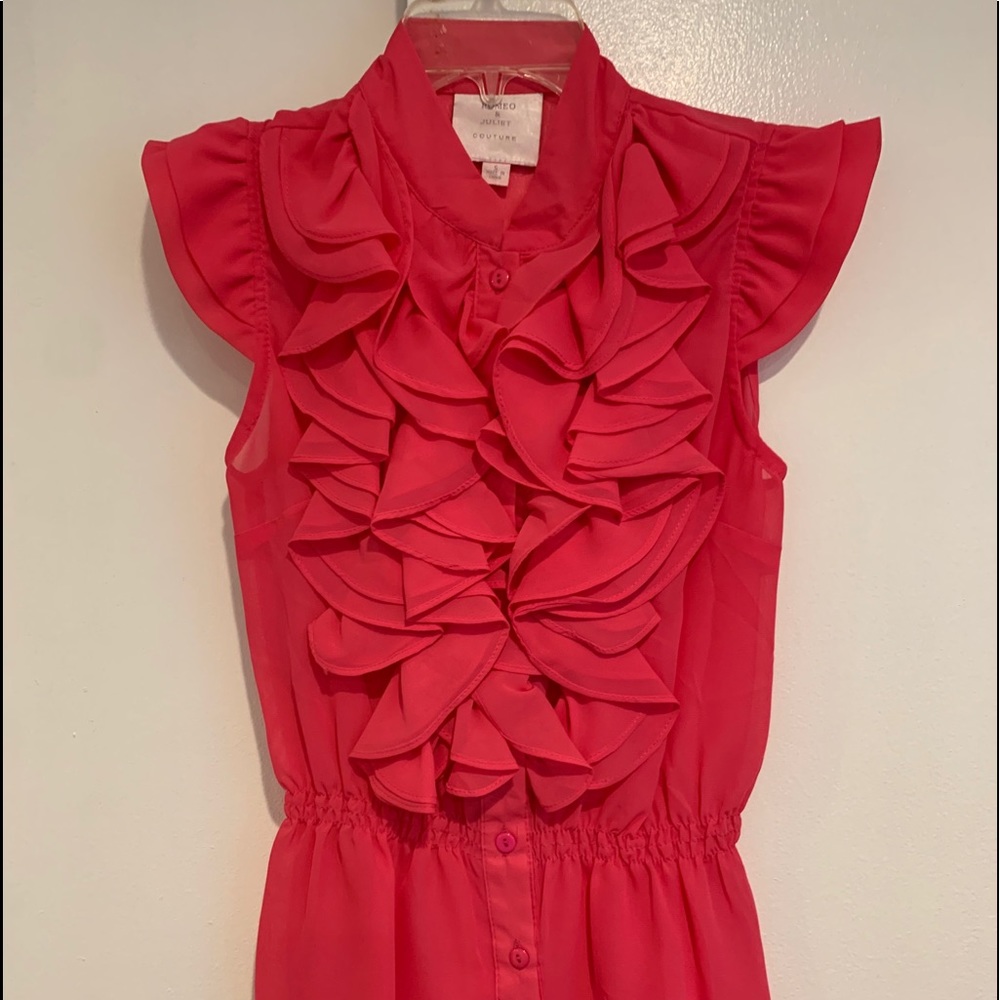 Romeo and Juliet couture pink blouse
